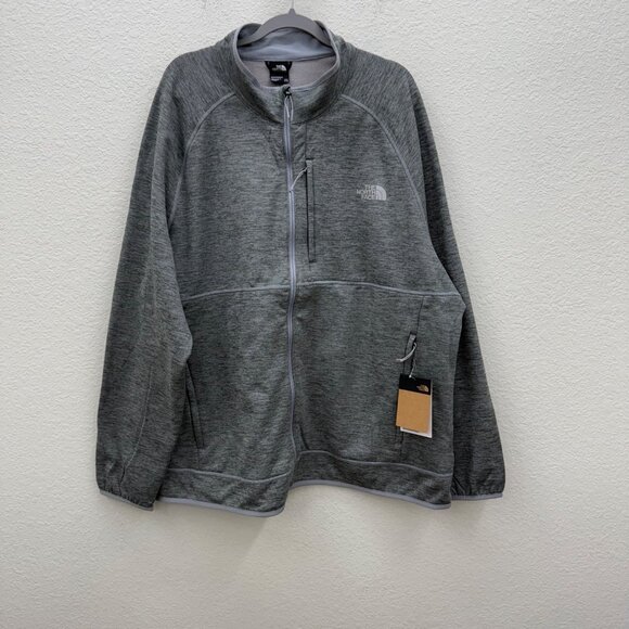 The North Face Canyonlands Gray Full Zip Jacket Mens size 3XL XXXL NEW - Picture 1 of 9